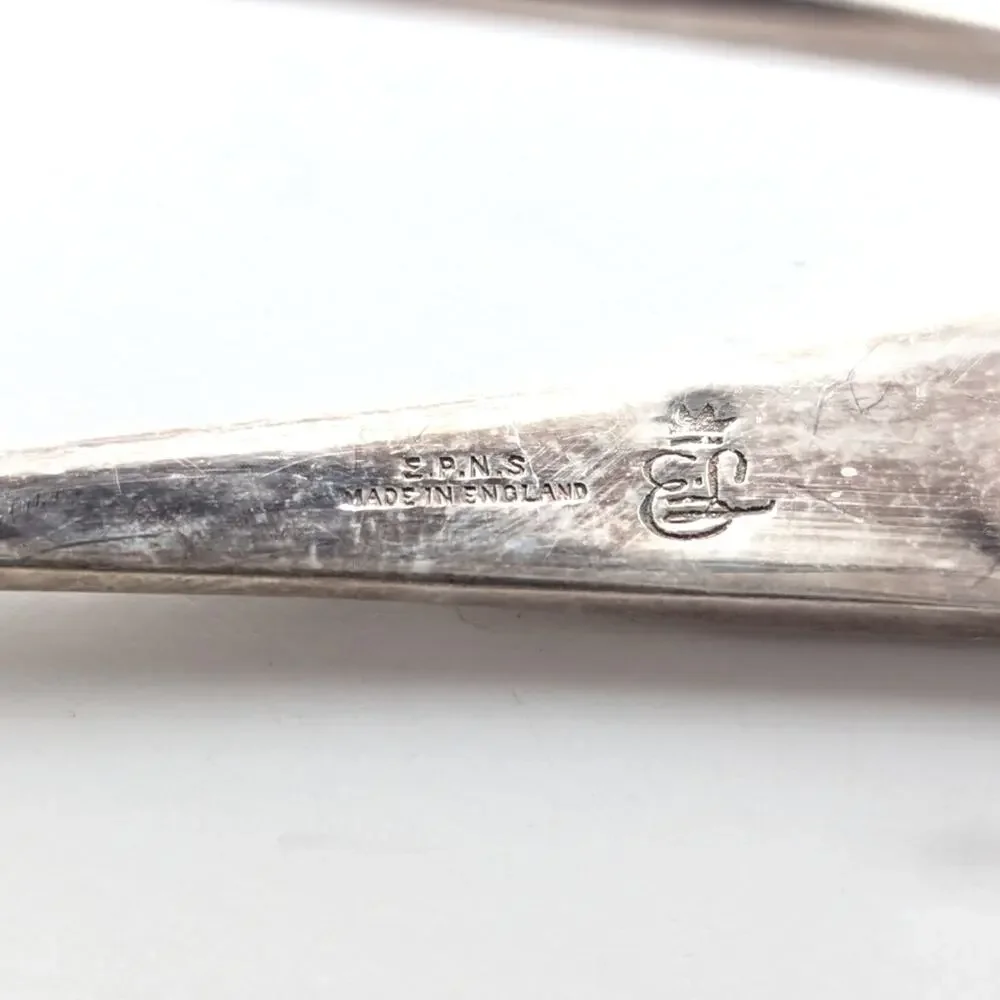Vintage EPNS Silver Plated Unique Bird Talon Sugar Nips Ice Tongs England